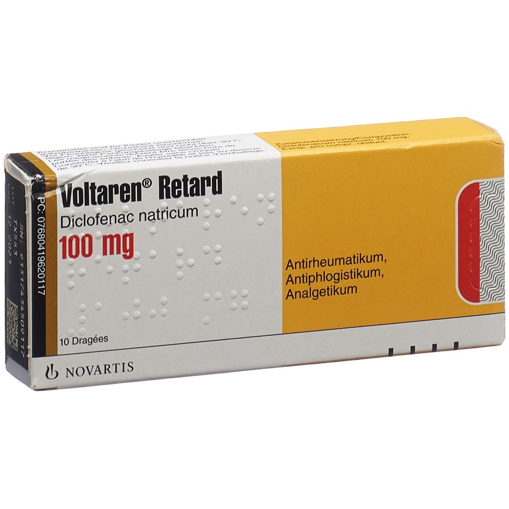 Voltaren Retard 100 mg, Dragées