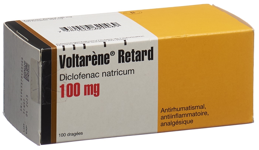 Voltaren Retard 100 mg, Dragées