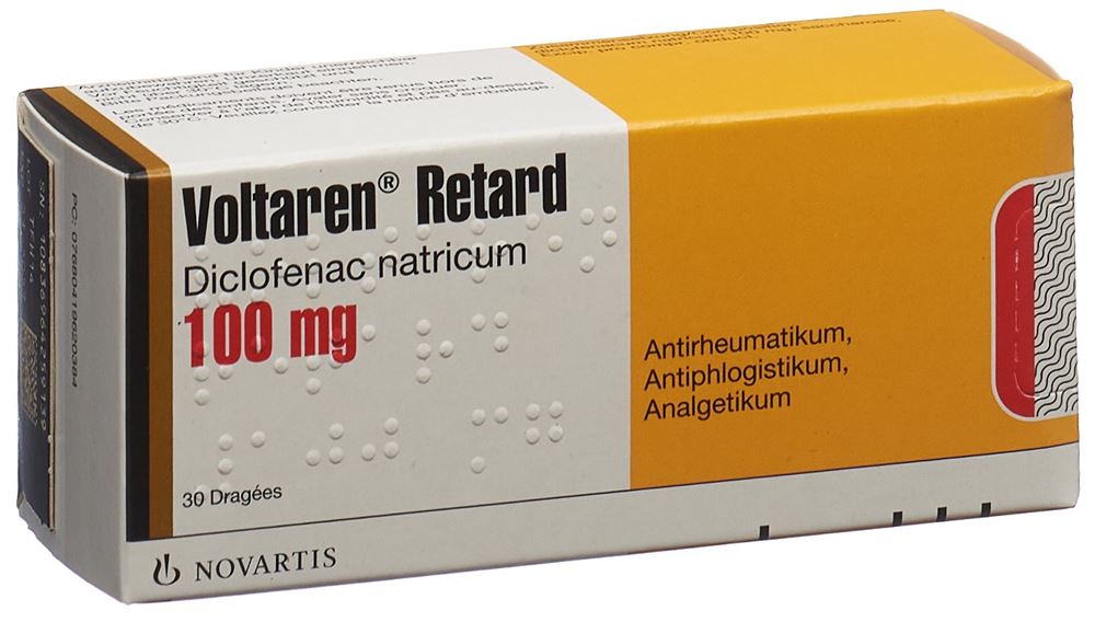 Voltaren Retard 100 mg, Dragées
