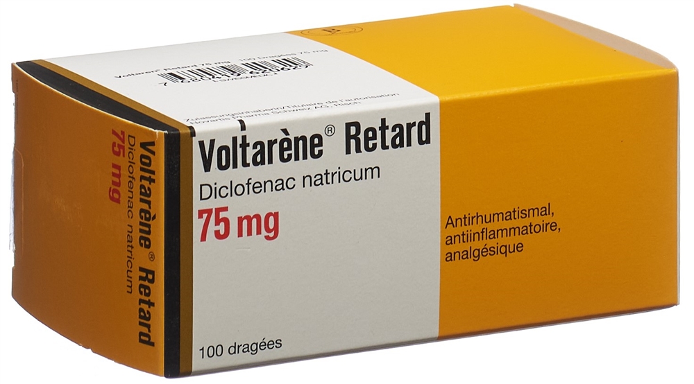 Voltaren Retard 75 mg, Dragées