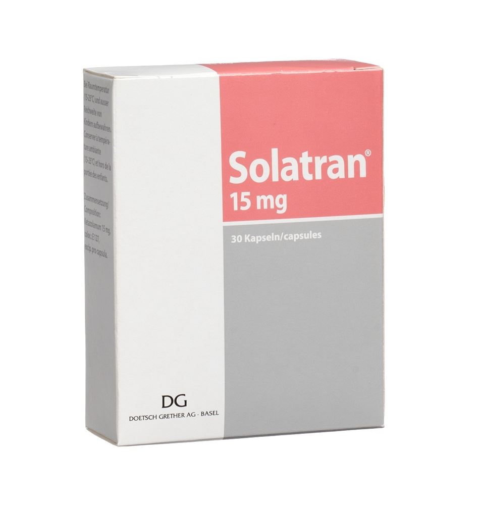 SOLATRAN caps 15 mg 30 pce