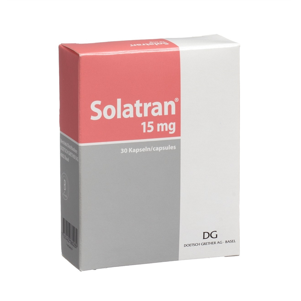SOLATRAN caps 15 mg 30 pce