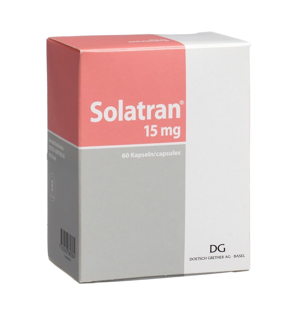 SOLATRAN caps 15 mg 60 pce