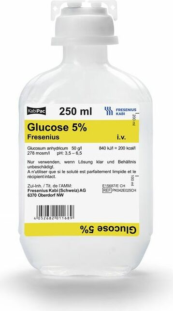 Glucose 5 % Fresenius, Infusionslösung