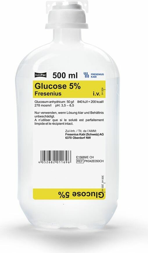Glucose 5 % Fresenius, Infusionslösung