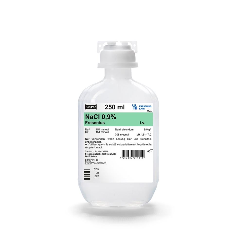 NACL Fresenius 0.9% 250ml KabiPac 20 pce