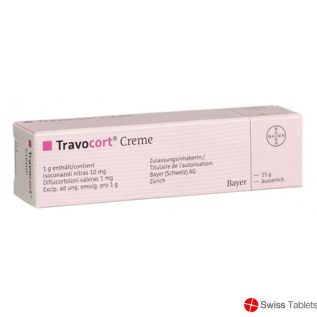 TRAVOCORT crème tb 15 g