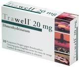 Trawell 20 mg, Kaugummi-Dragées