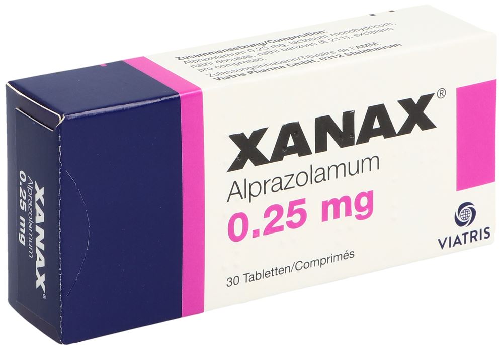 XANAX cpr 0.25 mg 30 pce