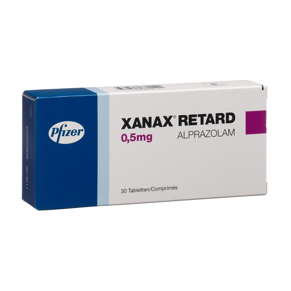 Xanax 0,5 mg, Tabletten