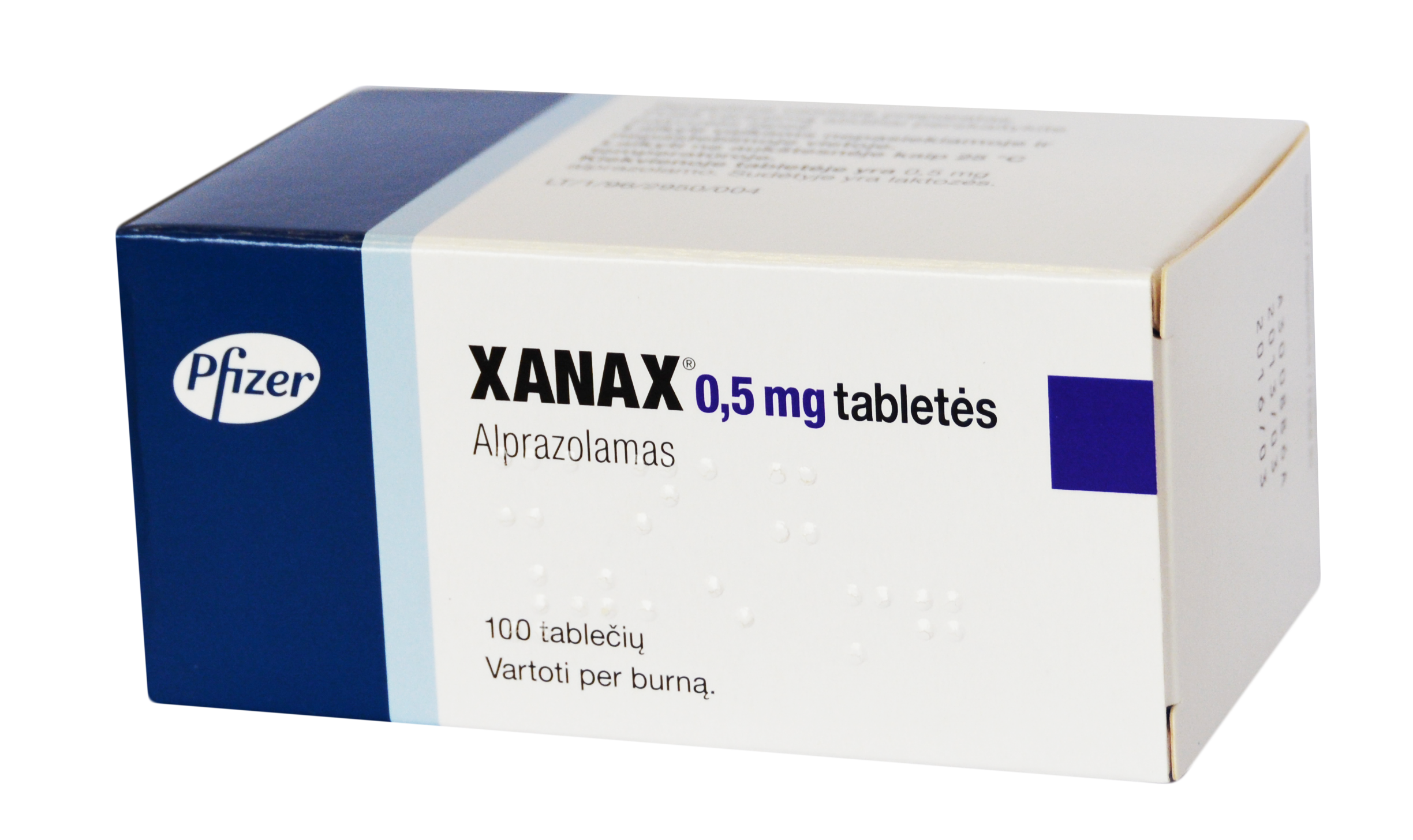 Xanax 0,5 mg, Tabletten