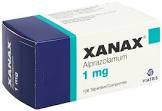 Xanax 1 mg, Tabletten