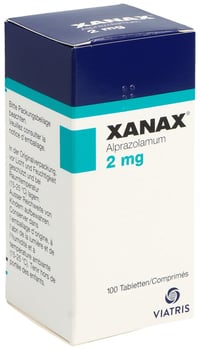 Xanax 2 mg, Tabletten