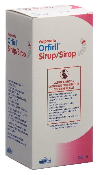 ORFIRIL sirop 300 mg/5ml av ser doseuse fl 250 ml
