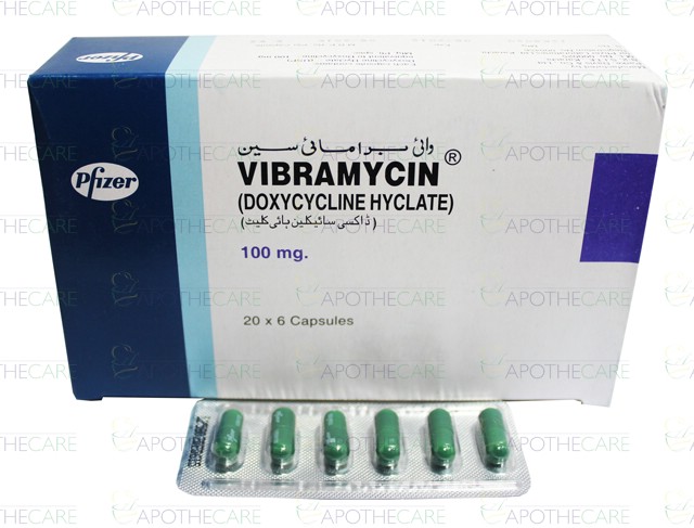 Vibramycin Tabs 100 mg, Tabletten
