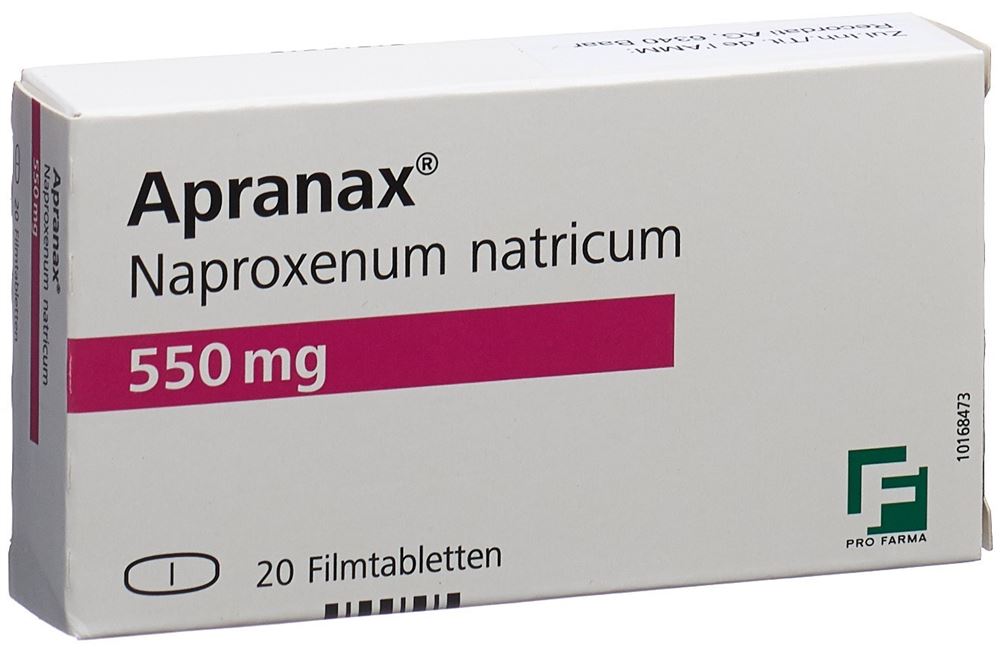 APRANAX cpr pell 550 mg 20 pce