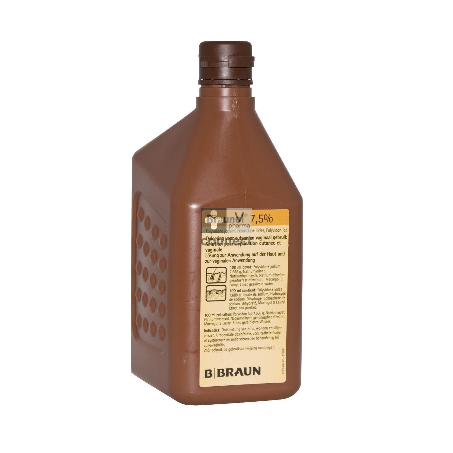 BRAUNOL sol 10 fl 1000 ml