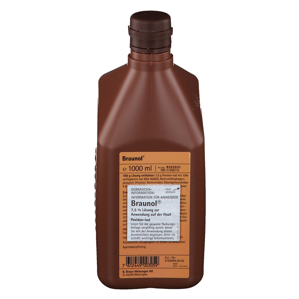 BRAUNOL sol fl 1000 ml