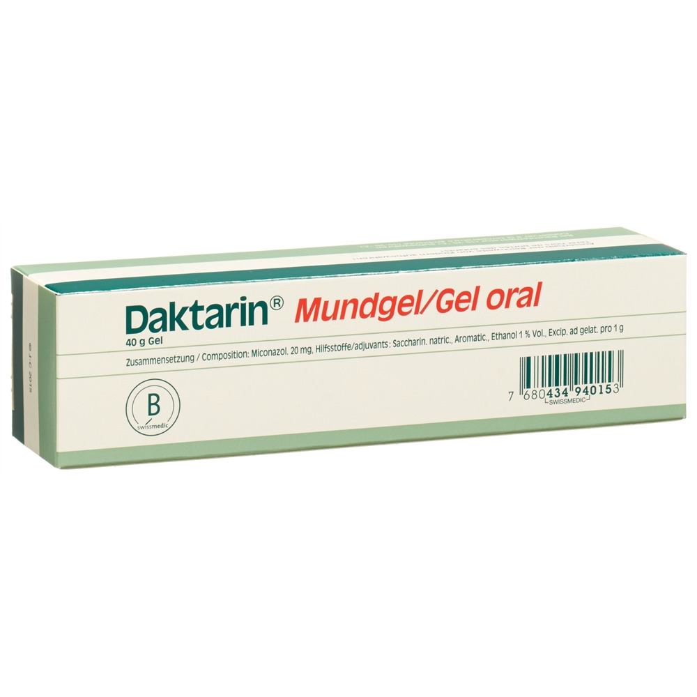 DAKTARIN gel oral 20 mg/g tb 40 g