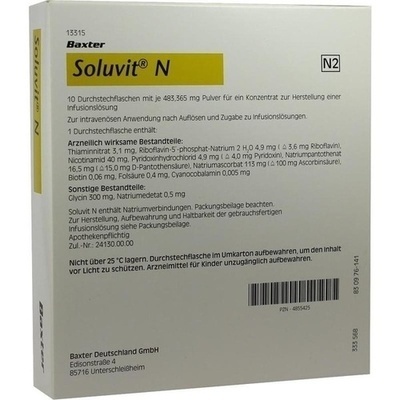 Soluvit N, Trockenampullen