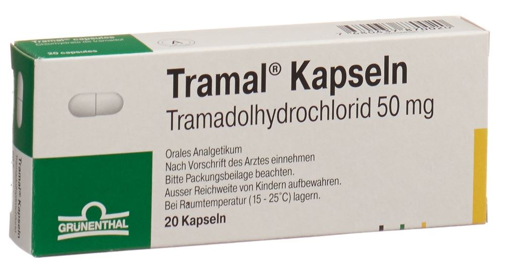 TRAMAL caps 50 mg 20 pce
