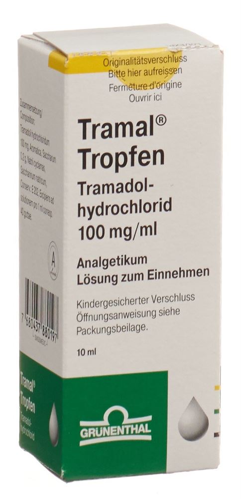 TRAMAL gouttes 100 mg/ml fl 10 ml
