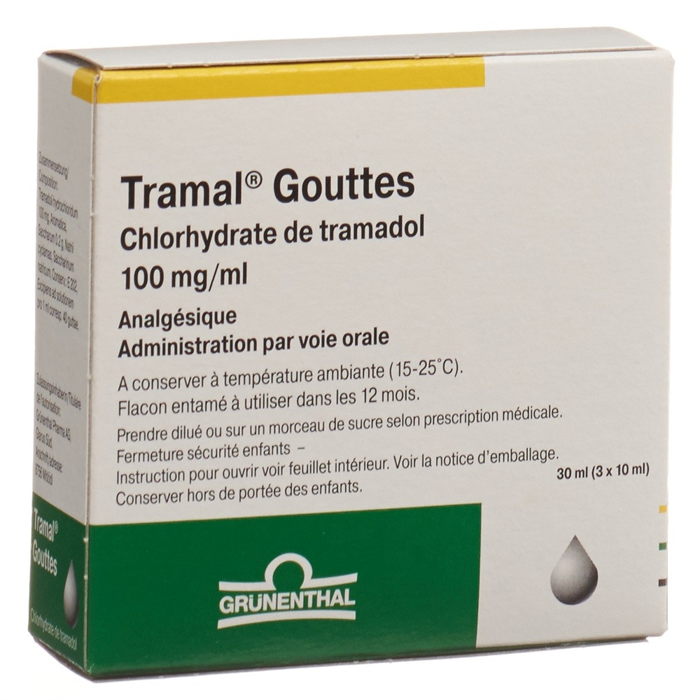 TRAMAL gouttes 100 mg/ml 3 fl 10 ml