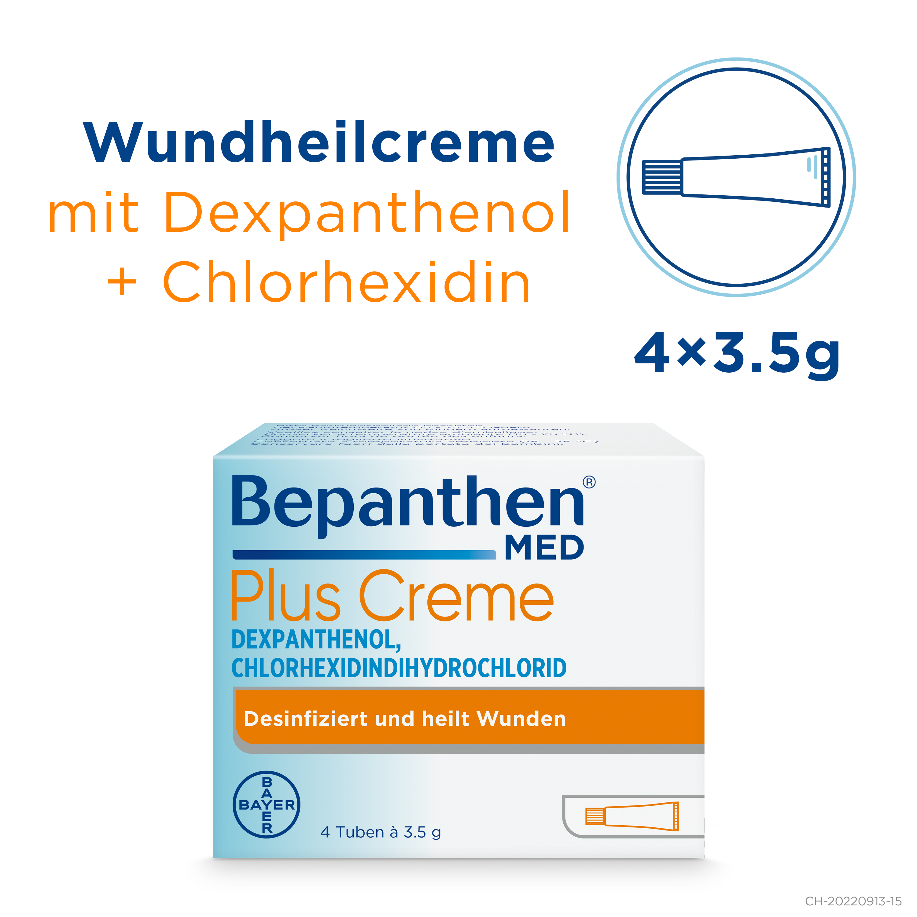 BEPANTHEN MED Plus crème 4 tb 3.5 g