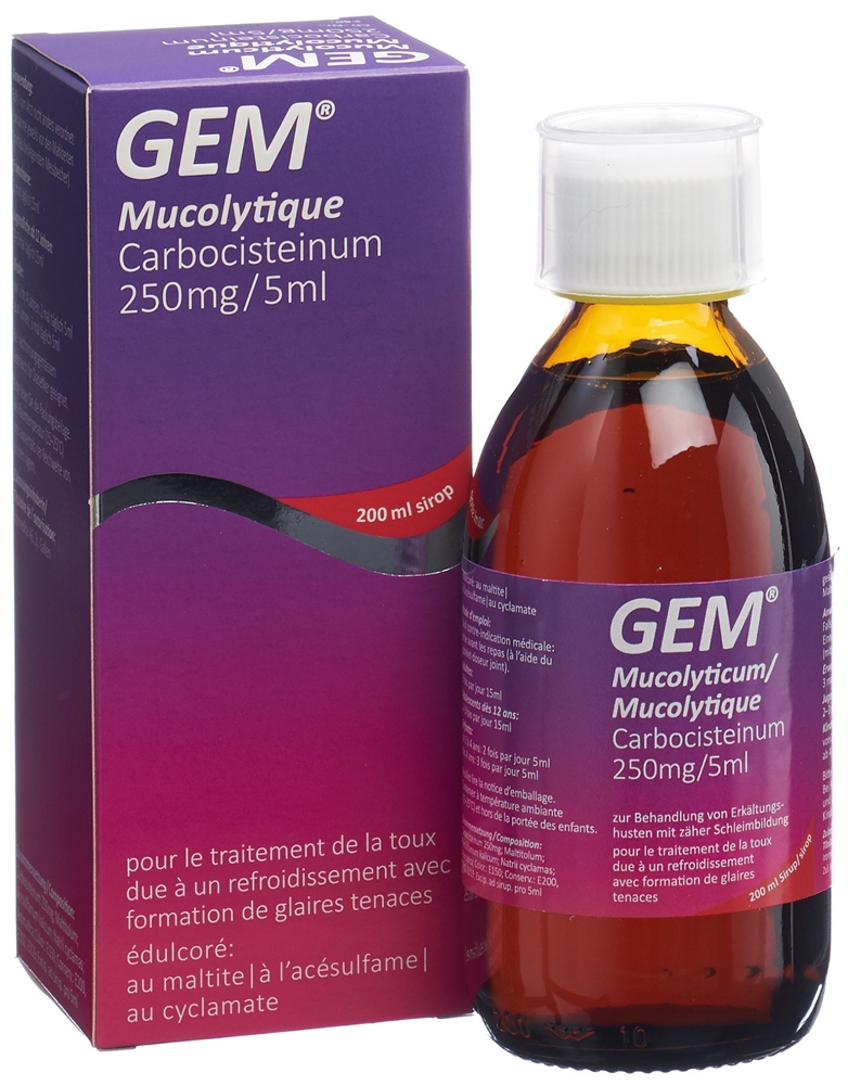 GEM Mucolyticum, Sirup