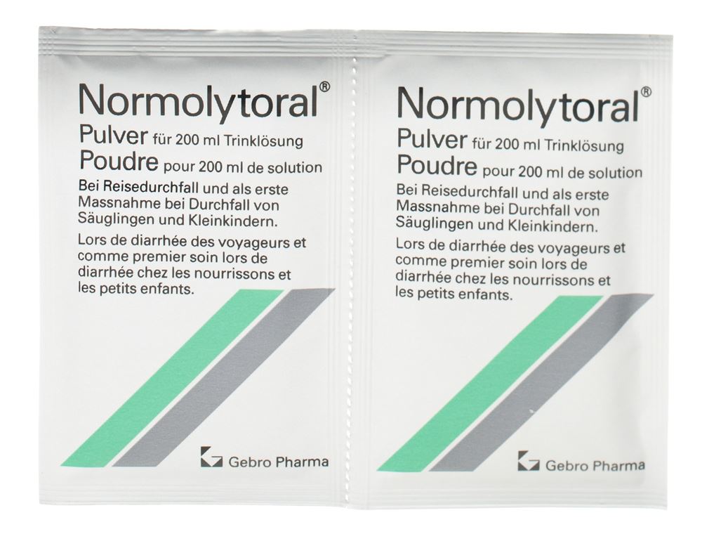 NORMOLYTORAL pdr sach 10 pce