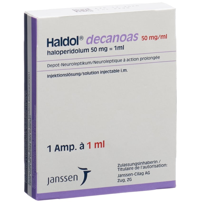 Haldol Decanoas 50 mg/mL, Injektionslösung