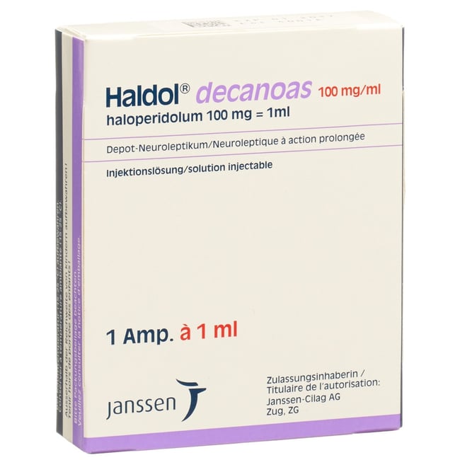 Haldol Decanoas 100 mg/mL, Injektionslösung