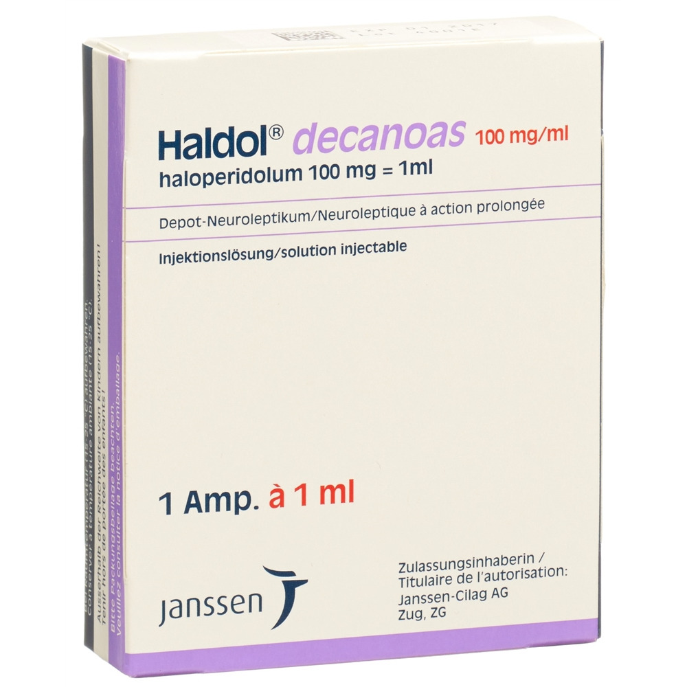 HALDOL decanoas sol inj 100 mg/ml amp 1 ml