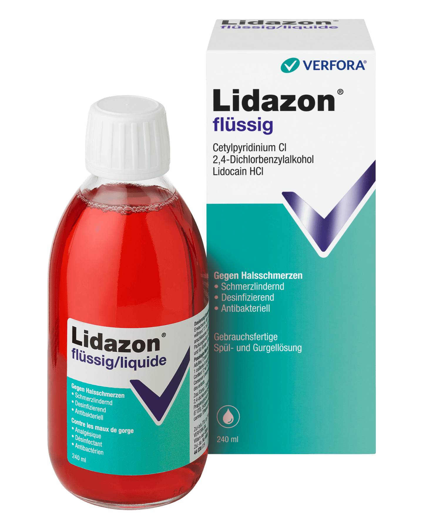 Lidazon liquide, solution buccale