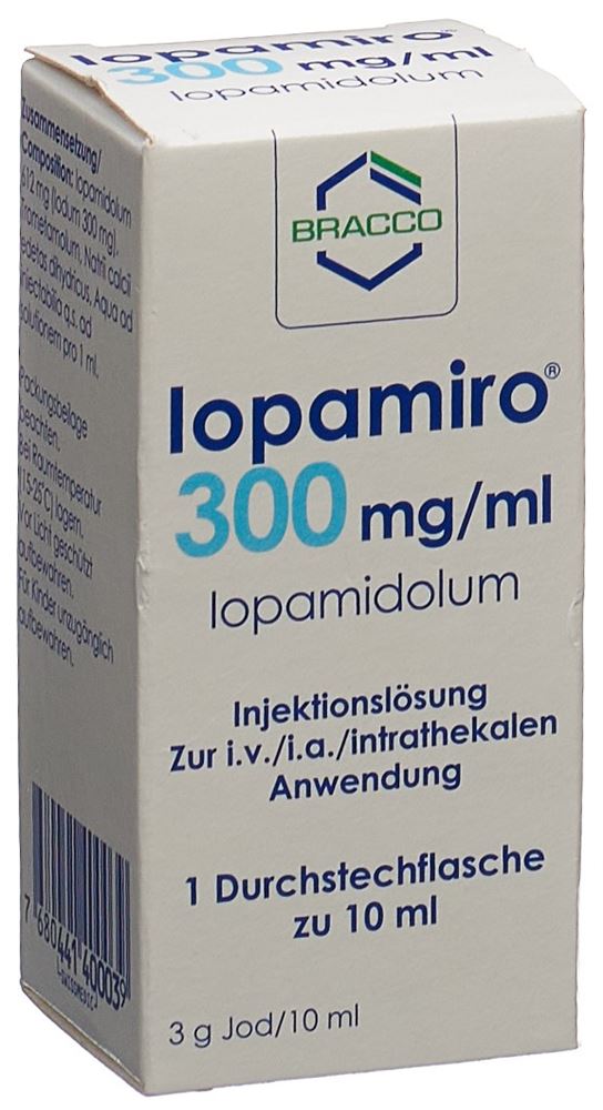 IOPAMIRO sol inj 300 mg/ml 10ml fl
