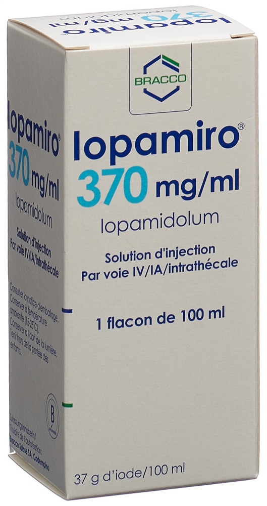 IOPAMIRO sol inj 370 mg/ml 100ml fl