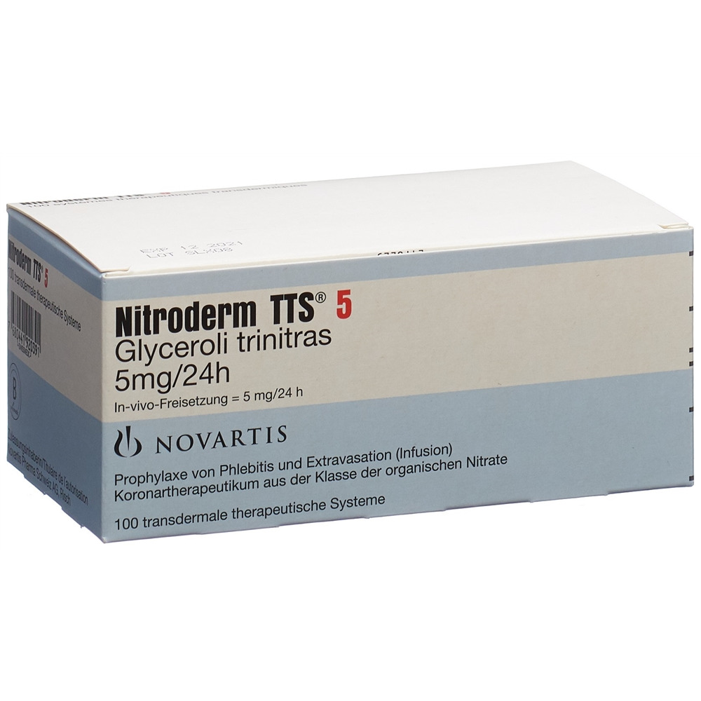 Nitroderm TTS 5, transdermales Pflaster