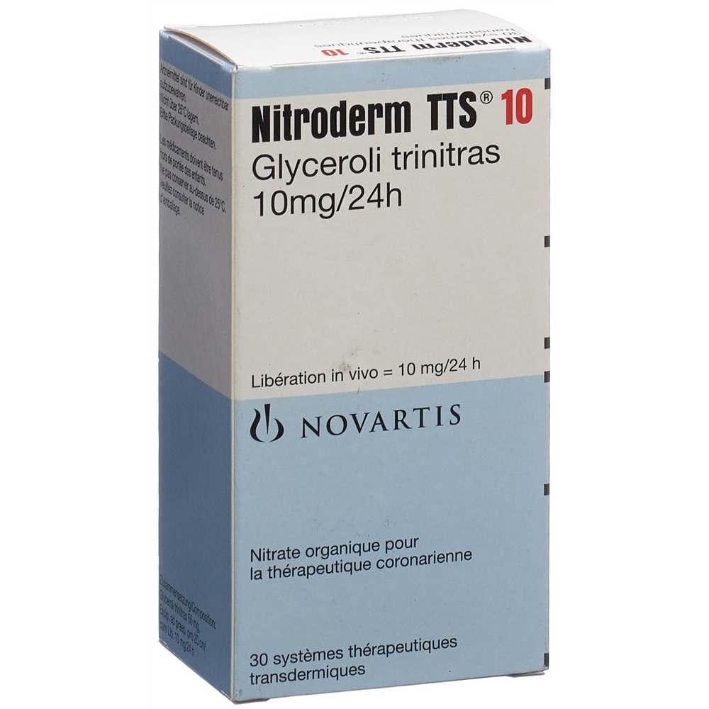 NITRODERM TTS 10 mg/24h sach 30 pce