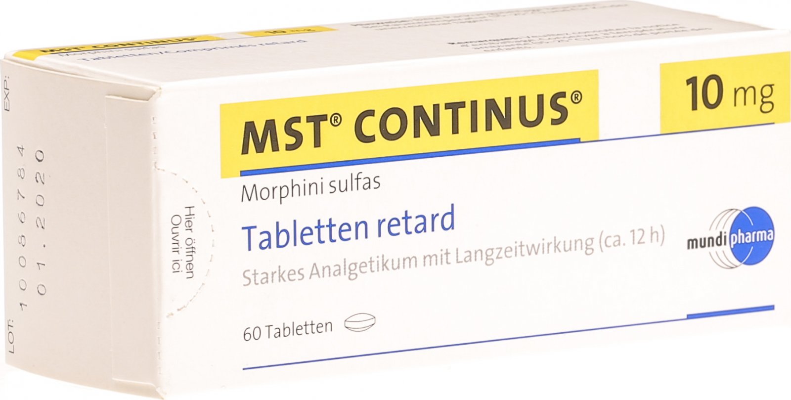 MST Continus 10 mg, Tabletten retard