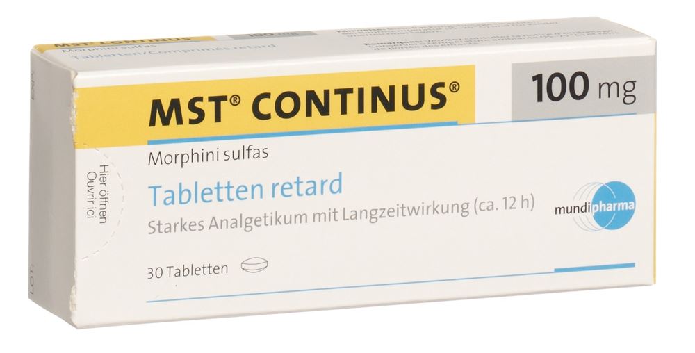 MST CONTINUS cpr ret 100 mg 30 pce