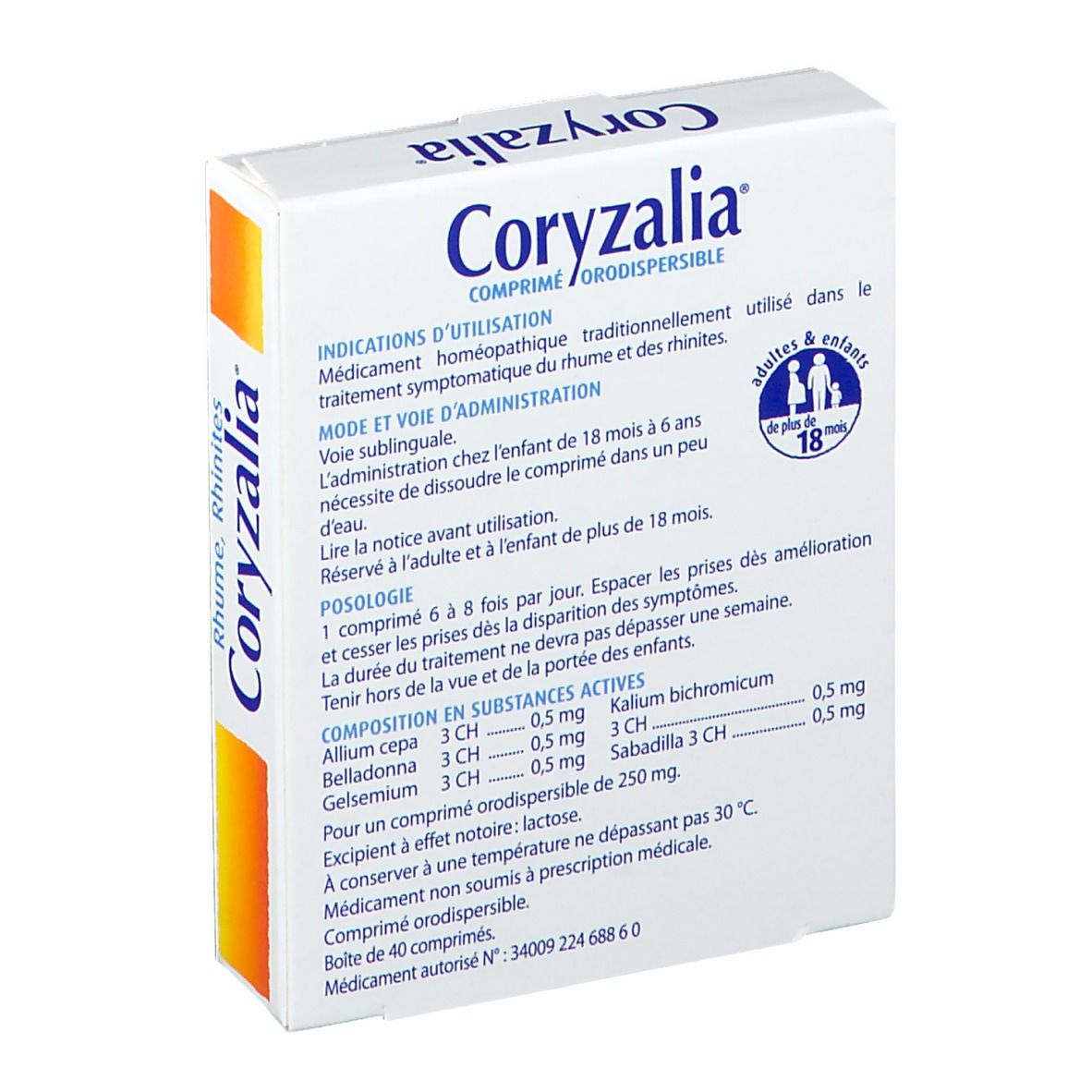 Coryzalia, comprimés enrobés