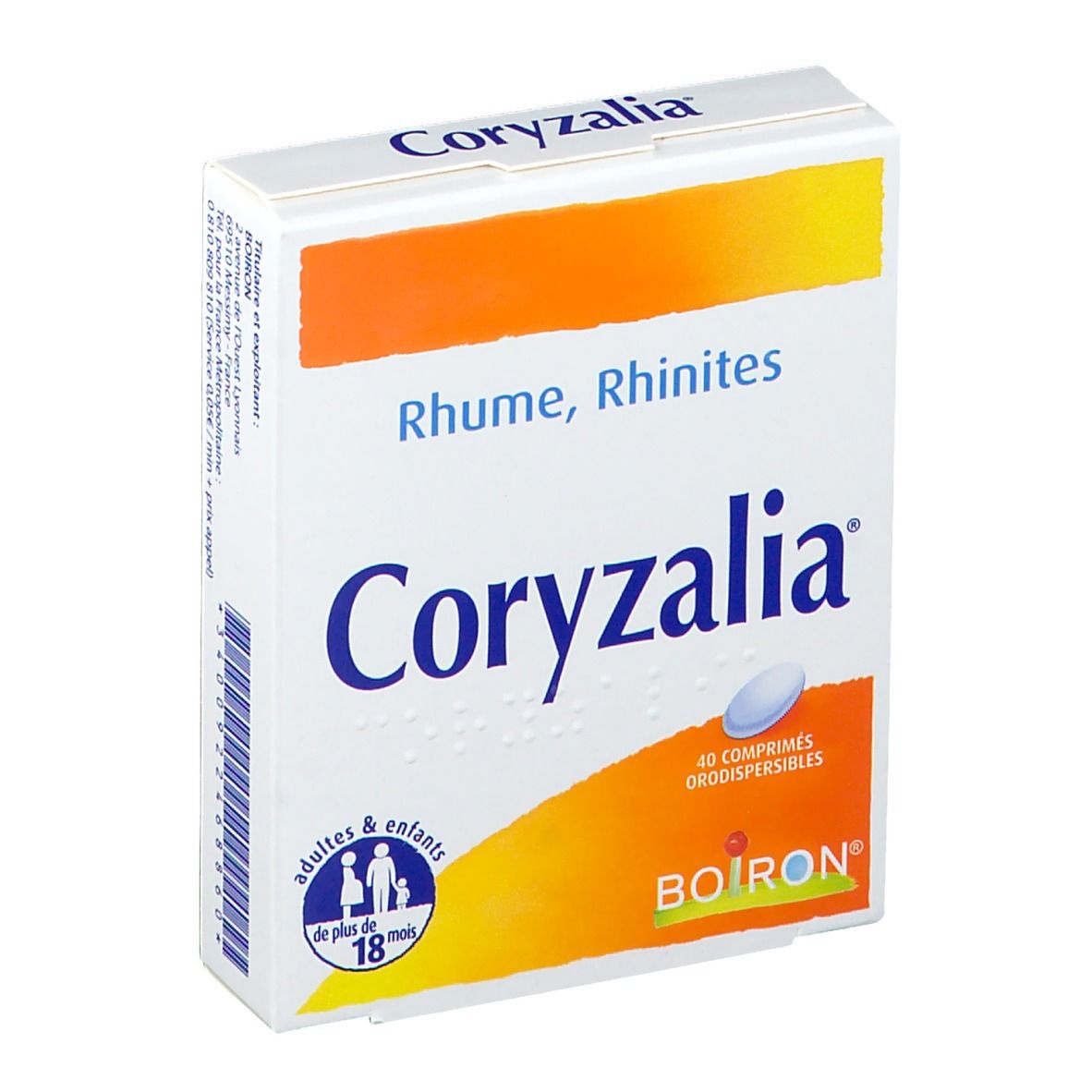 Coryzalia, comprimés enrobés
