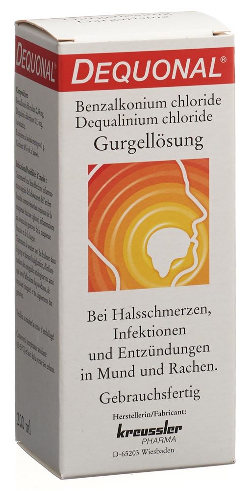 Dequonal, Gurgellösung