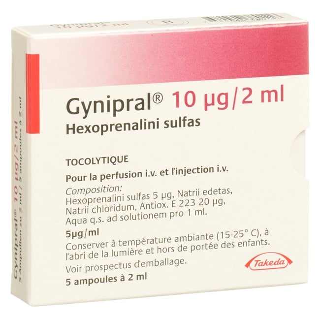 Gynipral, Injektions-/Infusionslösung