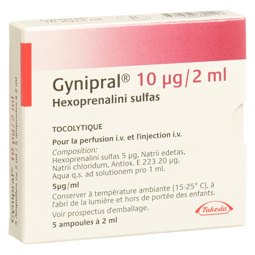 Gynipral, Injektions-/Infusionslösung