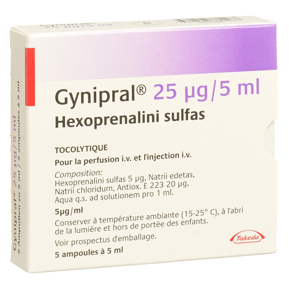 Gynipral, Injektions-/Infusionslösung