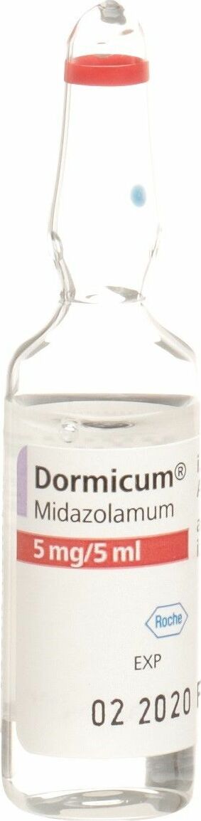 Dormicum 5 mg/1 mL, Injektionslösung