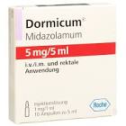 Dormicum 5 mg/5 mL, Injektionslösung