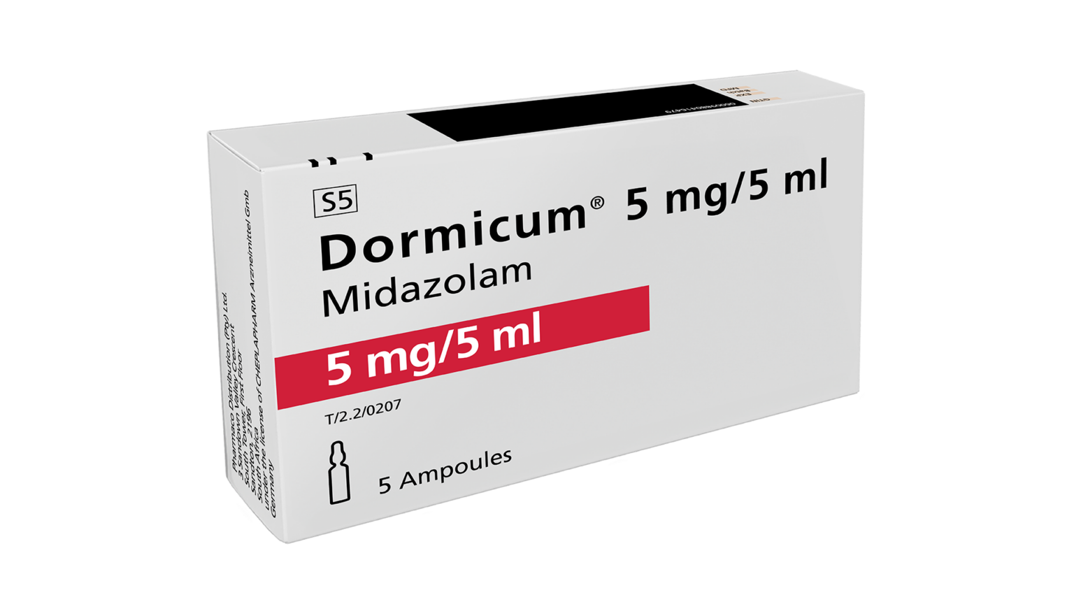 Dormicum 5 mg/5 mL, Injektionslösung