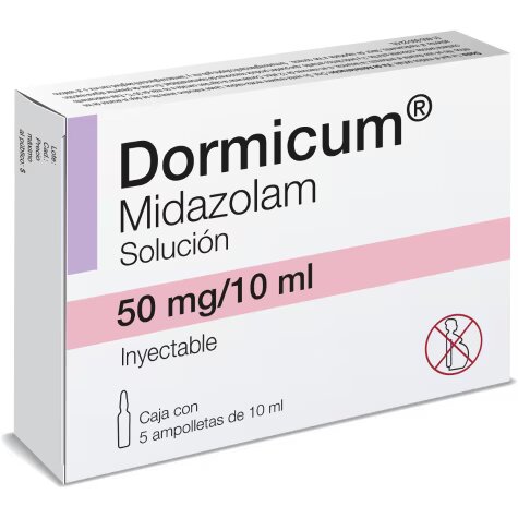 Dormicum 50 mg/10 mL, Injektionslösung
